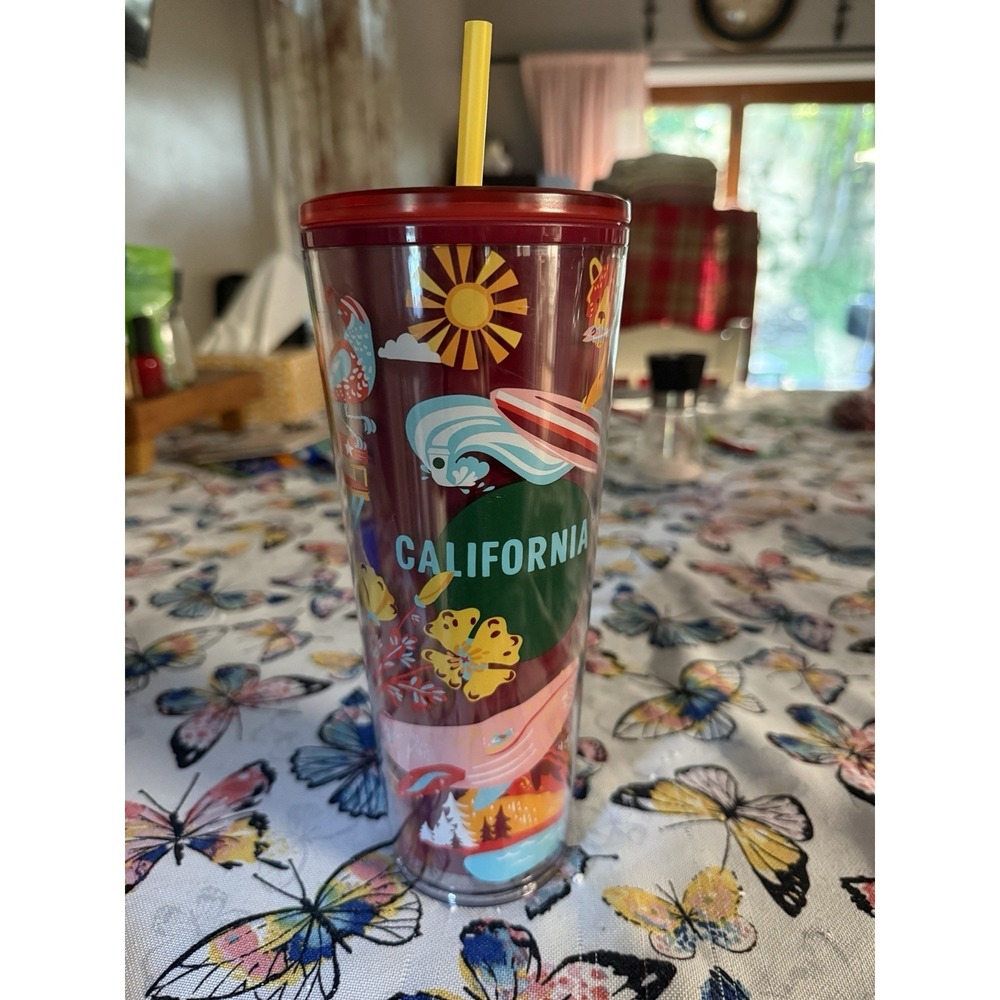 Starbucks Discovery Series California 24 oz Venti Cold Cup Tumbler – NWOT